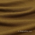 Tissu tricot en tricot acrylique vert ignifuge pour les pulls